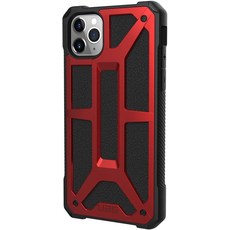 URBAN ARMOR GEAR IPhone 11 Pro Max (6.5 인치) 호환 충격 방지 케이스 MONARCH Crimson UAG-IPH19L-P-CR, 모나크-크림슨