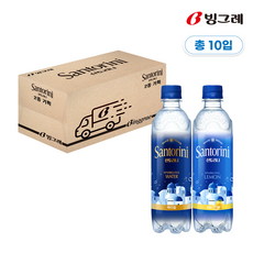 빙그레 산토리니 500ml 레몬맛 10개입 + 맥주맛 10개입, 10개