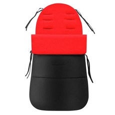 도구 유모차에 아기 매트리스 방수 Footmuff Footrest 겨울 Sleepsacks 발 커버 매트 신생아를위한 라이너, [04] Red, 1개