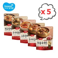 동원 양반 국/탕/찌개x5개 [청국장/고추장/된장/감자/육개장], 청국장 460g×5개, 5개, 460g