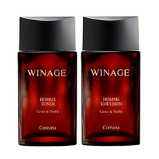 코리아나 위네이지 옴므 2종 기획세트, 1개, 토너 150ml + 에멀전 150ml - 코리아나남성화장품