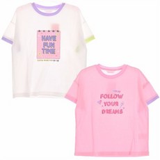 로엠걸즈반팔티