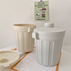 싱글라이프 냉동보관 밀폐형 미니 음식물 쓰레기통 1L, 쓰레기봉지 1개 (휴지통 미포함)