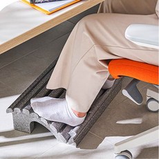  업브레인 EPP 책상 발 받침대 깔끔한 실버  상품 이미지