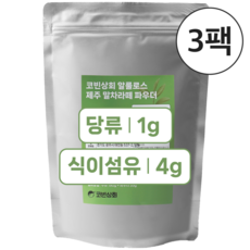 코빈 제로 알룰로스슈가 말차라떼 저당, 3개, 1개입, 500g