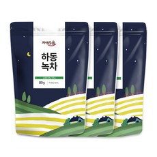차예마을 지리산 하동 녹차 80g, 1개입, 3개