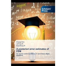 (영문도서)A posteriori error estimates of FEM Paperback, Scholars' Press, English, 9786208847807