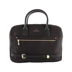 Celine Dion DIOLBG5157BK Celine Dion Presto 나일론 서류 가방 1 블랙 골드