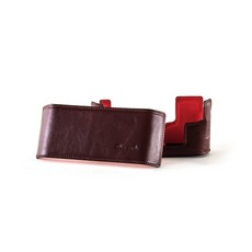 [Oberwerth] Leica M11 Half Case - Vintage Rusty/Open Type Brown - Red 라이카 M11 하프케이스