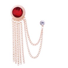 Vintage Tassel Pin Accessory Badge Men's Suit Brooch