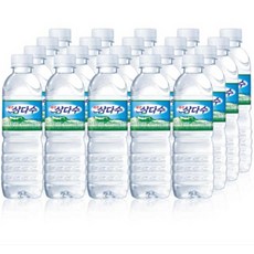 제주 삼다수 생수 500ml(유/ 라벨 +100%), 40개, 500ml