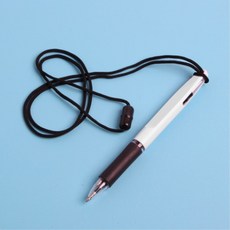 키알리 모던 심플 2색 끈 있는 목걸이 볼펜 1.0 10p x 2세트 (총20p)