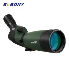 SVBONY SV22 스포팅 스코프 20-60x80 BAK4 FMC 방수 줌 망원경 질소 없음 삼각대 금속 몸체 F9322G