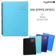 모닝글로리 음악 파일 30P 민트 악보 A4 용지 서류 사무실 학교 학원 업무 대학생 입시 모닝글로리 음악