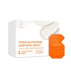 리뉴식스 글루타치온 멜라논크림 수면 팩 캡슐, 2ml, 14개
