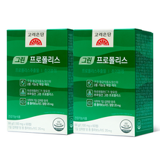 고려은단 그린 프로폴리스 츄어블정, 2개, 60정