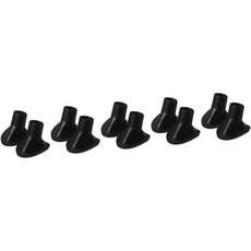Kisangel 4Pcs 가방 고무발 가정용 가구 골프 클럽 홀더 플라스틱 골프공 골프백 교체발, Blackx5pcs, 3.3X3.6X3.6CMx5pcs