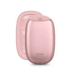 아이노트 듀얼 보조배터리 손난로 세트, HW800T, ROSE GOLD