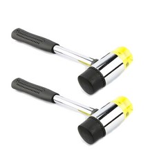 아이베란다 고무망치 고급형 우레탄 해드교체형, 2개, 우레탄 고무망치 양용 25mm(소)