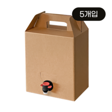빈아미고 96oz 테이크아웃 투고백 노즐밸브형, 1세트, 5개입