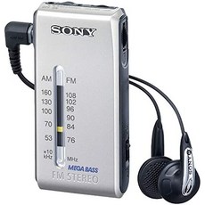 Sony SRF-S84 FM/AM Super Compact Radio Walkman with Sony MDR Fontopia Ear-Bud (Silver)