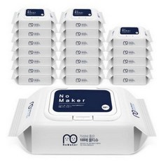노메이커 물티슈 캡형, 100매, 50팩