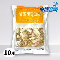 수산왕국 간편한 4종 손질 해물 믹스 모듬, 10개, 700g