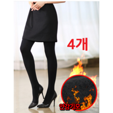 기모레깅스 블랙 4개 /스타킹/유발/양모