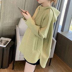 마르디메크르디수영복  라임브릿지 도톰 대충 입어도 이쁜 후드 티셔츠 