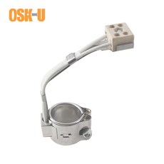 25mm ID 밴드 히터 25 30 35mm 높이 스테인레스 스틸 전기 발열체 와트 수 60 70 80W 사출기 용, 220V, 60W 25x25mm