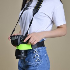 마이크로 벨트 전기 액세서리 디지털 사진 싱글 등산 고정 카메라 휴대용 허리 가방 SLR 라이딩, 03 Green, Green, 1개