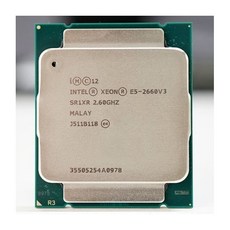 인텔 제온 CPU E5-2660V3 SR1XR 2.60GHz 10 코어 25M LGA2011-3 E5-2660 V3 프로세서 E5 2660V3 E5 2660
