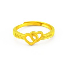 링모양24k귀걸이