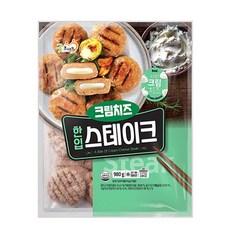 굿프랜즈 크림치즈한입스테이크 980g, 1개