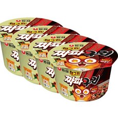 농심 앵그리 짜파구리 큰사발 108g, 28개