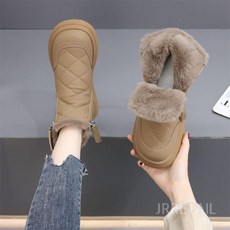 여성 방한화 따뜻한 털 패딩 신발 방한부츠