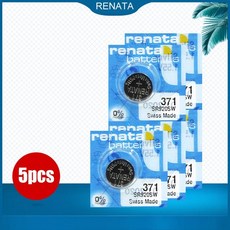 정품 레나타 371 SR920SW AG6 LR920 LR69 920 1.55V 실버 산화물 시계 배터리 장난감 리모컨 단추 코인 셀, 04 5PCS