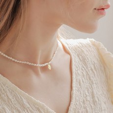 미니골드진주목걸이