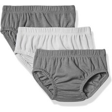 Hanes 기저귀 팬티형 하네스 유니섹스 베이비 얼티밋 플렉시 3팩 커버 Q1652168, 12-18 Months, Grey