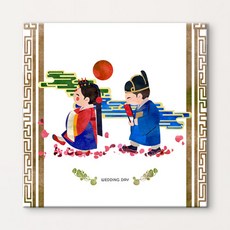 전통혼례액자