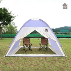 따숲 원터치 나들이 피크닉 그늘막 텐트 3-4인, 핑크[CT149]