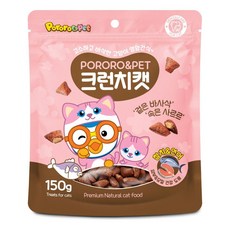 뽀로로 크런치캣 150g 참치+연어 x 6개 1박스_20240625EA, 1, 본상품선택 - 뽀로로연어