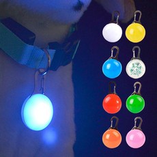 유일코퍼레이션 강아지 야간산책 LED목줄 목걸이 펜던트 야광 라이트, LED목걸이(레드)