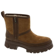 UGG 여성용 Ashton 지퍼 패션 부츠 체스트넛 스웨이드