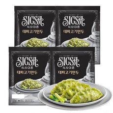 롯데웰푸드 식사이론 대파 고기 만두 350g X 4개 /군만두 찐만두