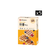 큐원 와플 믹스 500g x 5개