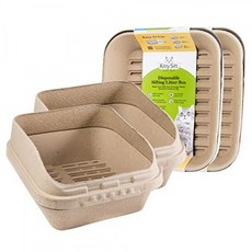 Kitty Sift Disposable Sifting Litter Box and Liners Kit (Jumbo Pack of 2) KITTY