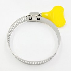 [어반굿즈] 물과 습기에 강한 호스 고정 손잡이 클램프 (32mm~44mm) 6개 한세트, 1세트