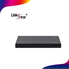 랜스타 LS-HD204DS-N 1:4 HDMI2.0 분배기 다운스케일 지원, 1개