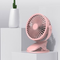 접이식 전기 에어컨 미니 선풍기 휴대용 유연한 에어 쿨러 유모차 클립 침실 야외, pink, 4.pink, pink